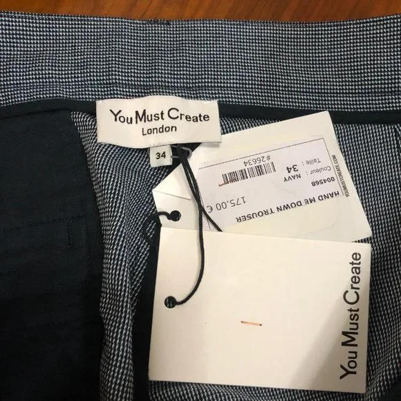 YOU MUST CREATE Hand Me Down Trouser